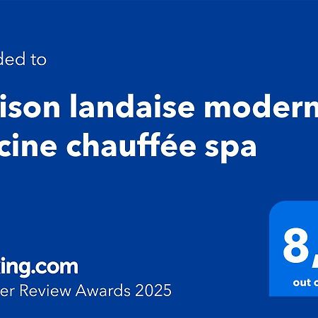 Maison Landaise Moderne Piscine Chauffee Spa Lit-et-Mixe Luaran gambar