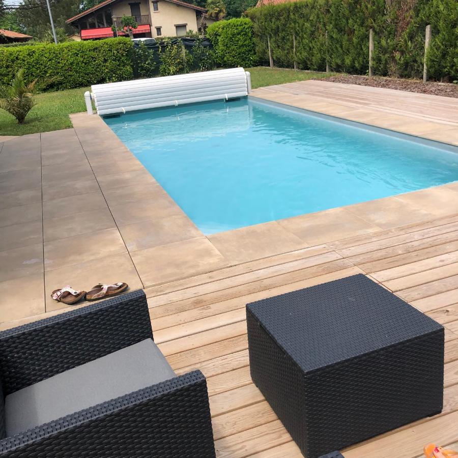 Maison Landaise Moderne Piscine Chauffee Spa Lit-et-Mixe Luaran gambar