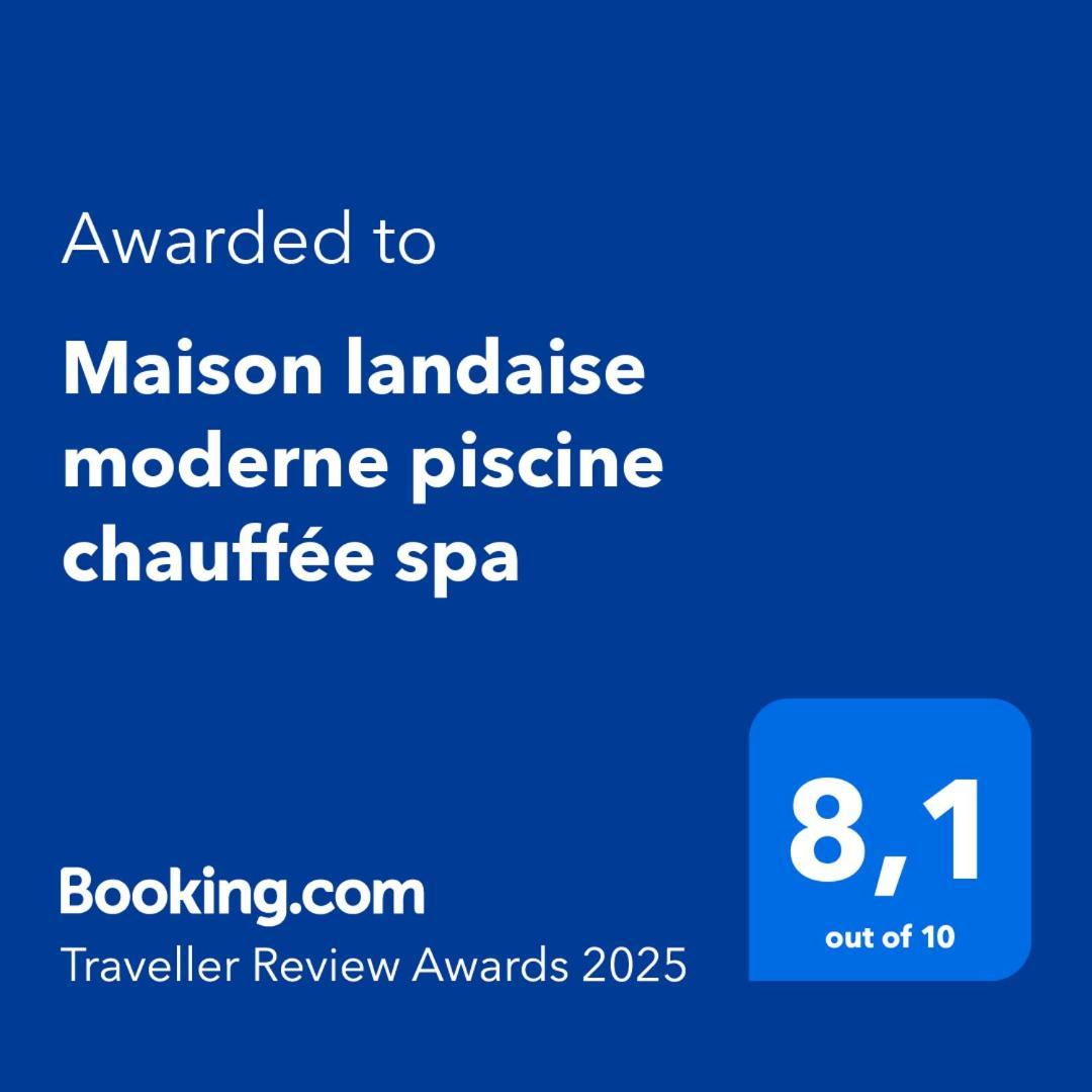 Maison Landaise Moderne Piscine Chauffee Spa Lit-et-Mixe Luaran gambar